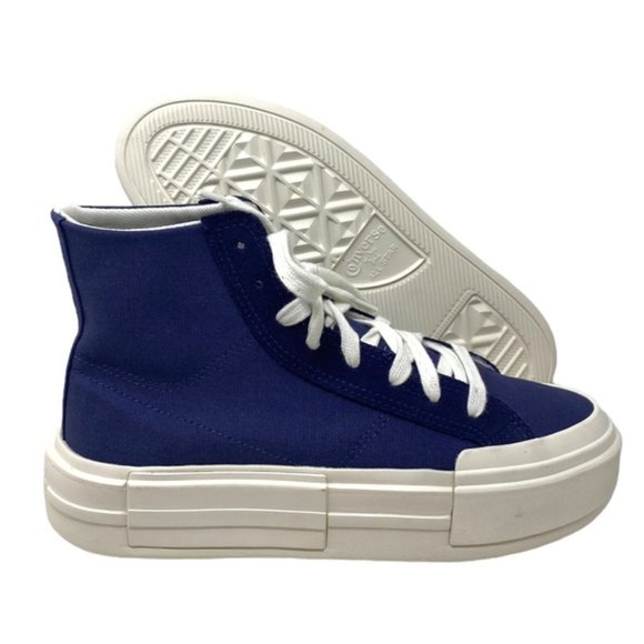 Converse Chuck Taylor Cruise Seasonal Skate High Shoes Blue Canvas Women A05468C - Picture 9 of 10